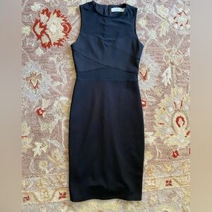 Ali & Jay Black MIDI Body-con Dress XS